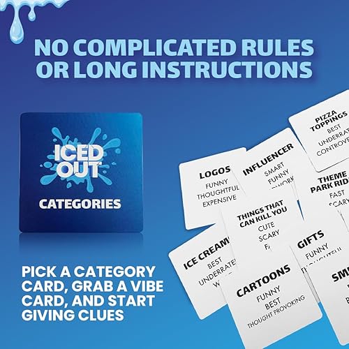 Miniatura 3 de Juegos de cartas familiares Iced Out para adultos y niños a partir de 8 años (Iced Out Original)