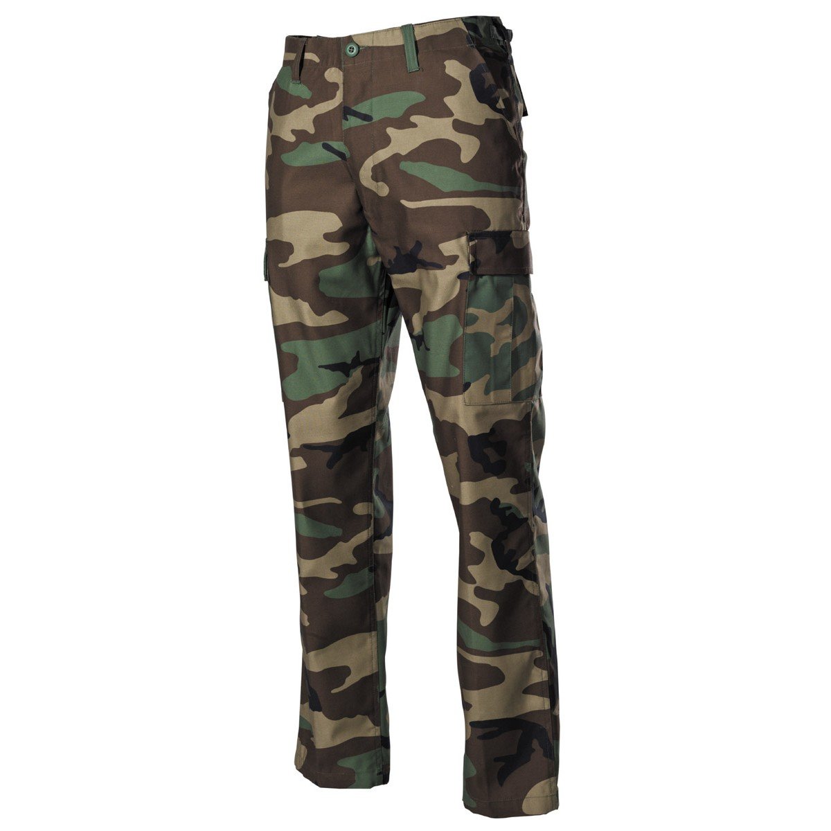 MFH Men's US BDU Combat Trousers Woodland Size XXL