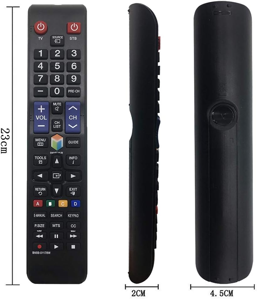 Discount 90% New Replacement Samsung BN59-01178W Remote Control for Samsung TV Remote Control,Compatible with Samsung LCD LED HDTV Smart TV Discount 80% New Replacement Samsung BN59-01178W Remote Control for Samsung TV Remote Control,Compatible with Samsung LCD LED HDTV Smart TV