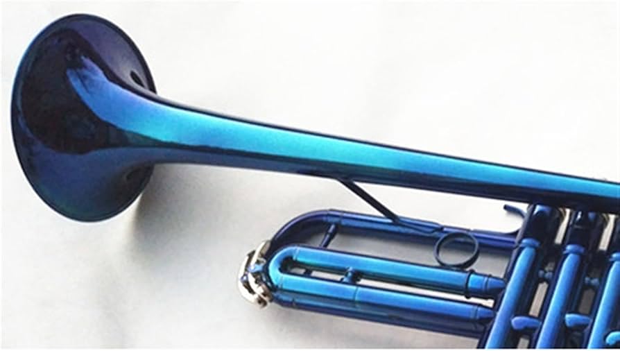 Amazon | プロのトランペット トランペット 楽器 赤 青 Bフラット 演奏