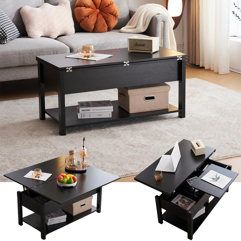 美品 オーエスジェイ リビング ローテーブル 収納付き 昇降テーブル 拡張可 Amazon.co.jp: オーエスジェイ(OSJ) ローテーブル 収納付き 多段収納