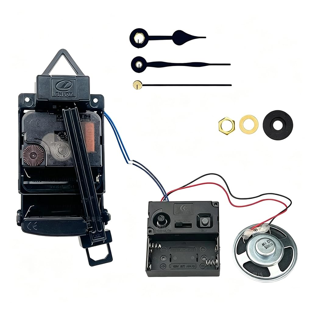 Msioytog Quartzs Pendulum Movement Repair Kits with Music Chimes and Hands for Clock Replacement Pendulums Clock Parts