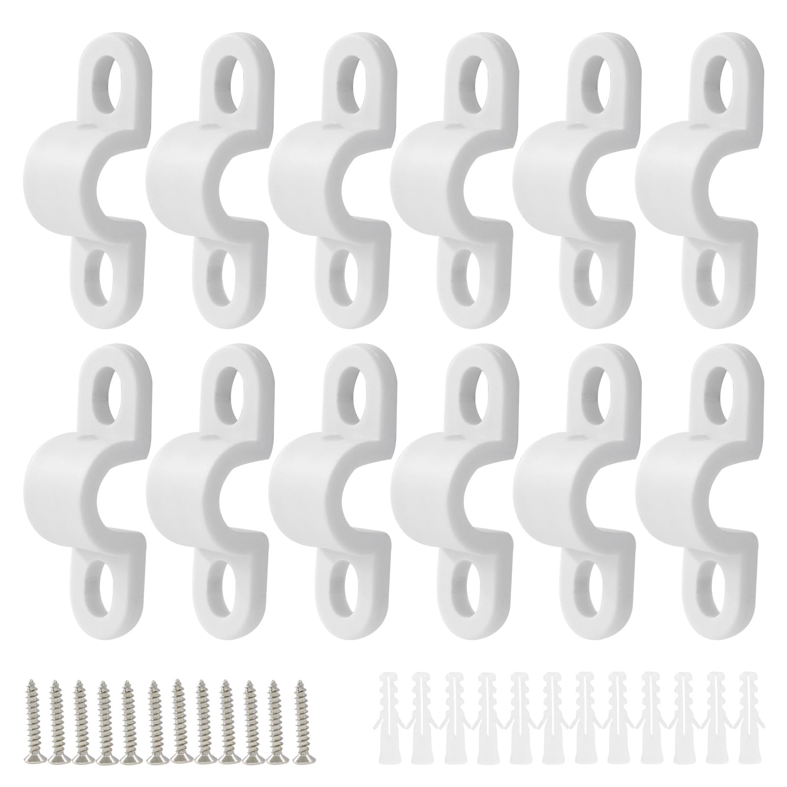 Black Wire Shelf Clips - 12 Pack -6