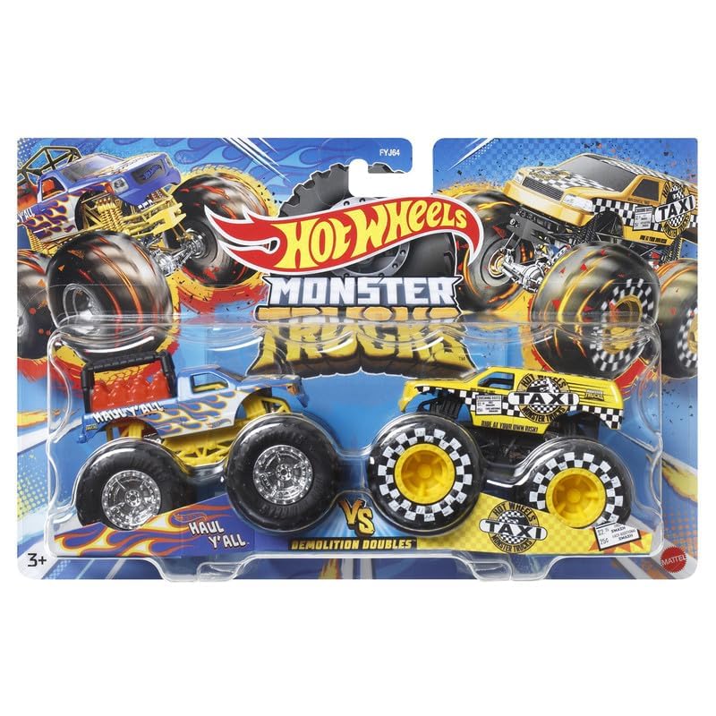 Hot Wheels Haul Y All Vs Taxi Demolition Doubles Monster Trucks 2023 1:64 Scale 3+ Ages - Multicolor (B0CJP2V3CQ) Amazon Price History, Amazon Price Tracker