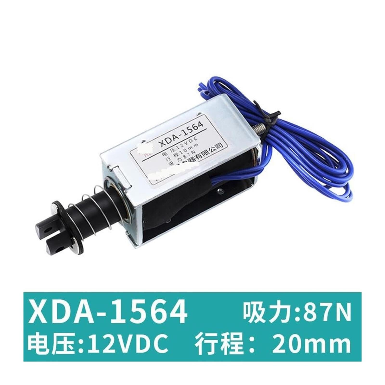 Tension de l'électroaimant push-pull 24V puissance d'aspiration grande course(XDA-0730)