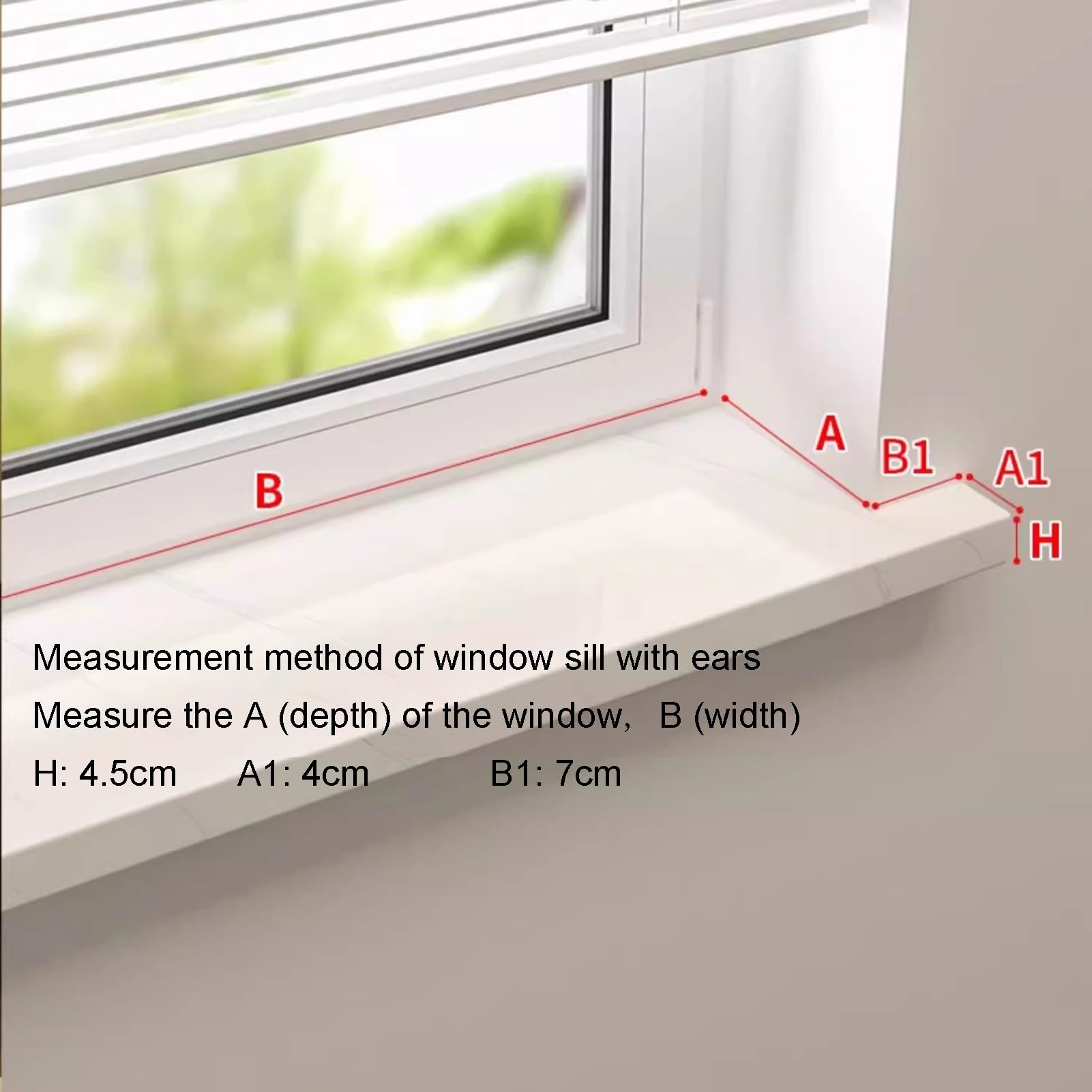Protector De AlféIzar Ventana, Cortable Ventanas Placa De Repuesto Para Decoración, Impermeable Alfeizar Ventana Cubiertas PVC Para Hogar Casa Oficina Remodelación Alféizar Ventana(T,150x20cm/59.06x7.