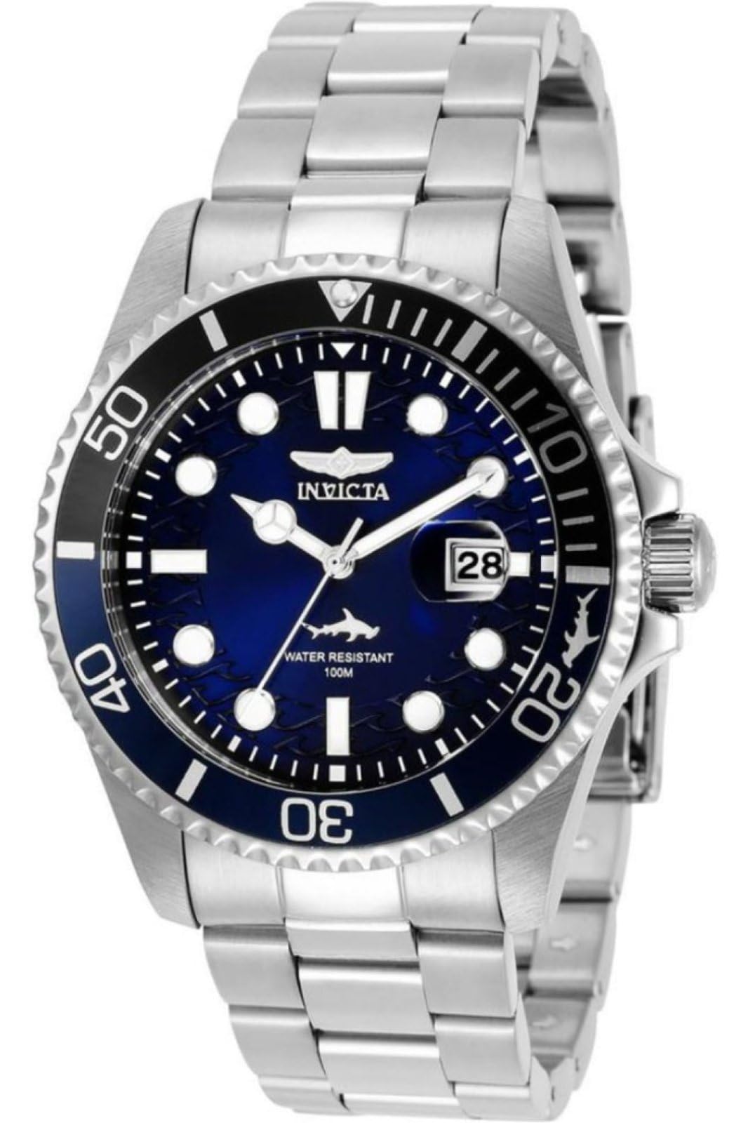 Invicta Stainless Steel Analog Blue Dial Men Watch-44716, Blue Band (B0CHVY5VN1) Amazon Price History, Amazon Price Tracker