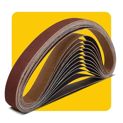 1x 30 Inch 40 Grit Sanding Belt | Premium Aluminum Oxide Sanding Belt | Premium Sander Sandpaper – 12 Pack