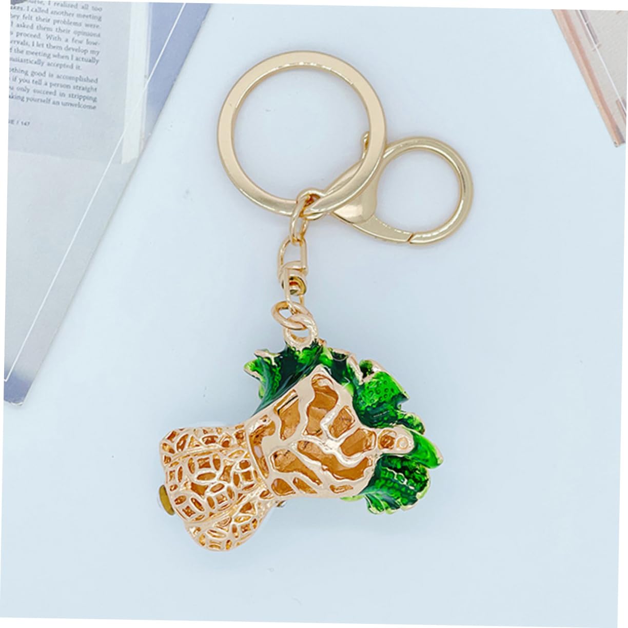 BESPORTBLE Colgante de Repollo Adorable Vegetal para Decoración de Claves y Accesorio