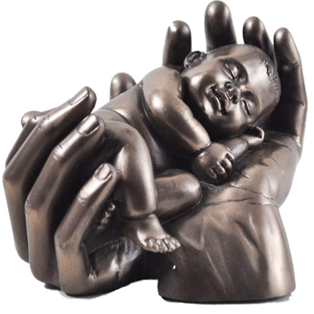 Sc Leisure Bronze Sweet Dreams Cold Cast Baby Sculpture Figurine Babies Brand New And Boxed