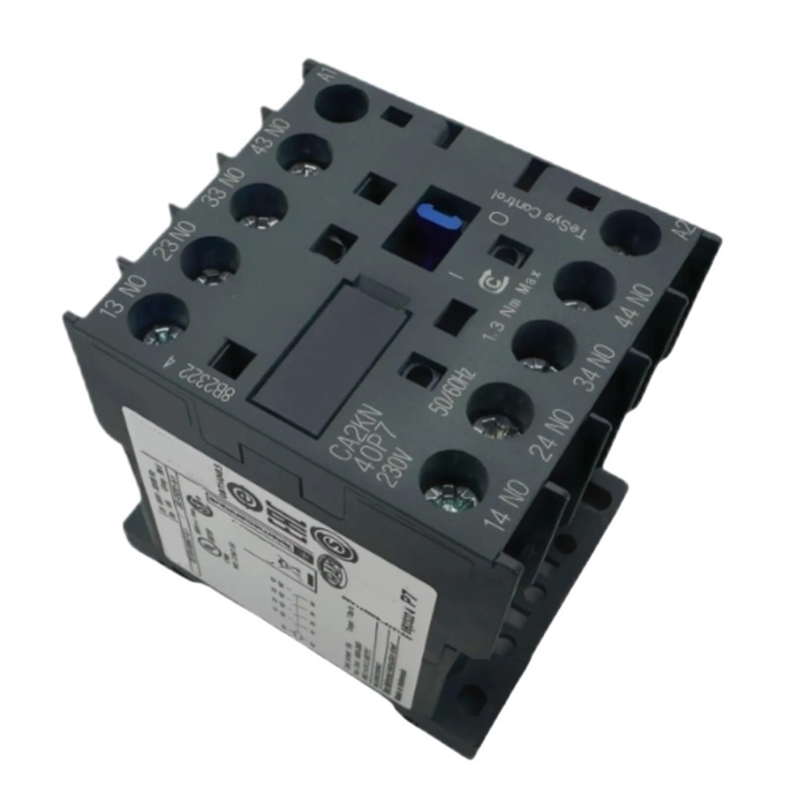 Kkhcmzpi One Color Ca2kn40p7 Ac230v Ca2kn40m7 Ac220-230V Ca2kn40b7 Ac24v Ac Contactor(Ca2kn40m7 Ac220-230V)