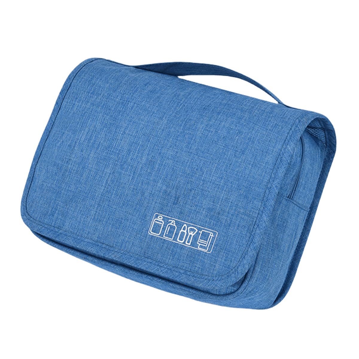 FAVORTALK Hanging Toiletry Bag Red Travel Bag for Toiletries Large Wine Wash Bag Waterproof Cosmetic Organizer for Men Women Zippered Shower Bathroom Bags 9.8x3.9x6.7 Inch - XSB12106 — view 18