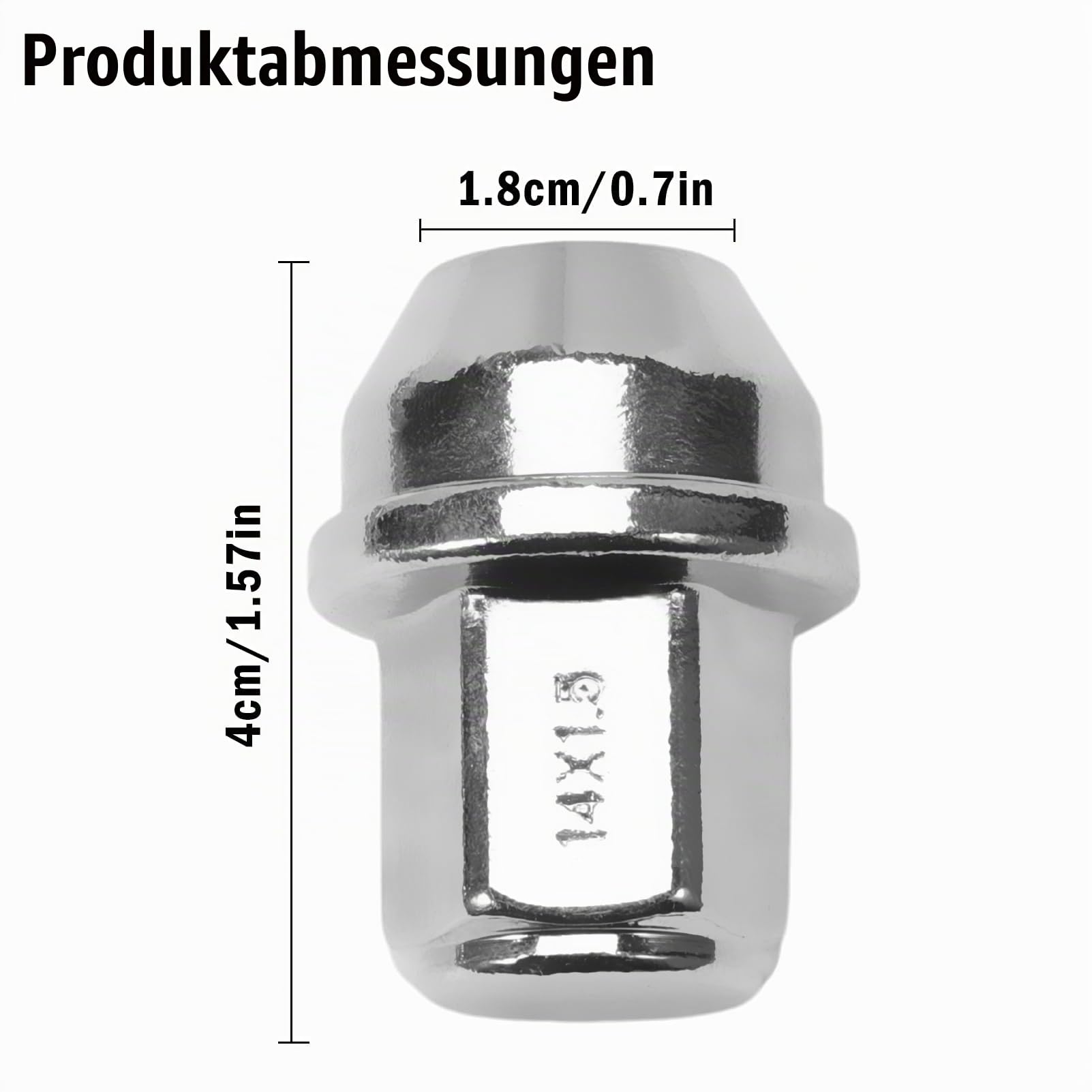 20x Radmuttern satz M14 X 1,5 Radmutter Radbefestigung für Tourneo Transit Custom V362 V363 Bus Kasten Radmuttern satz 5196786 5644266 ACPZ1012B ACPA1012KXA Radnabe Schrauben Satz Radmutterkappen