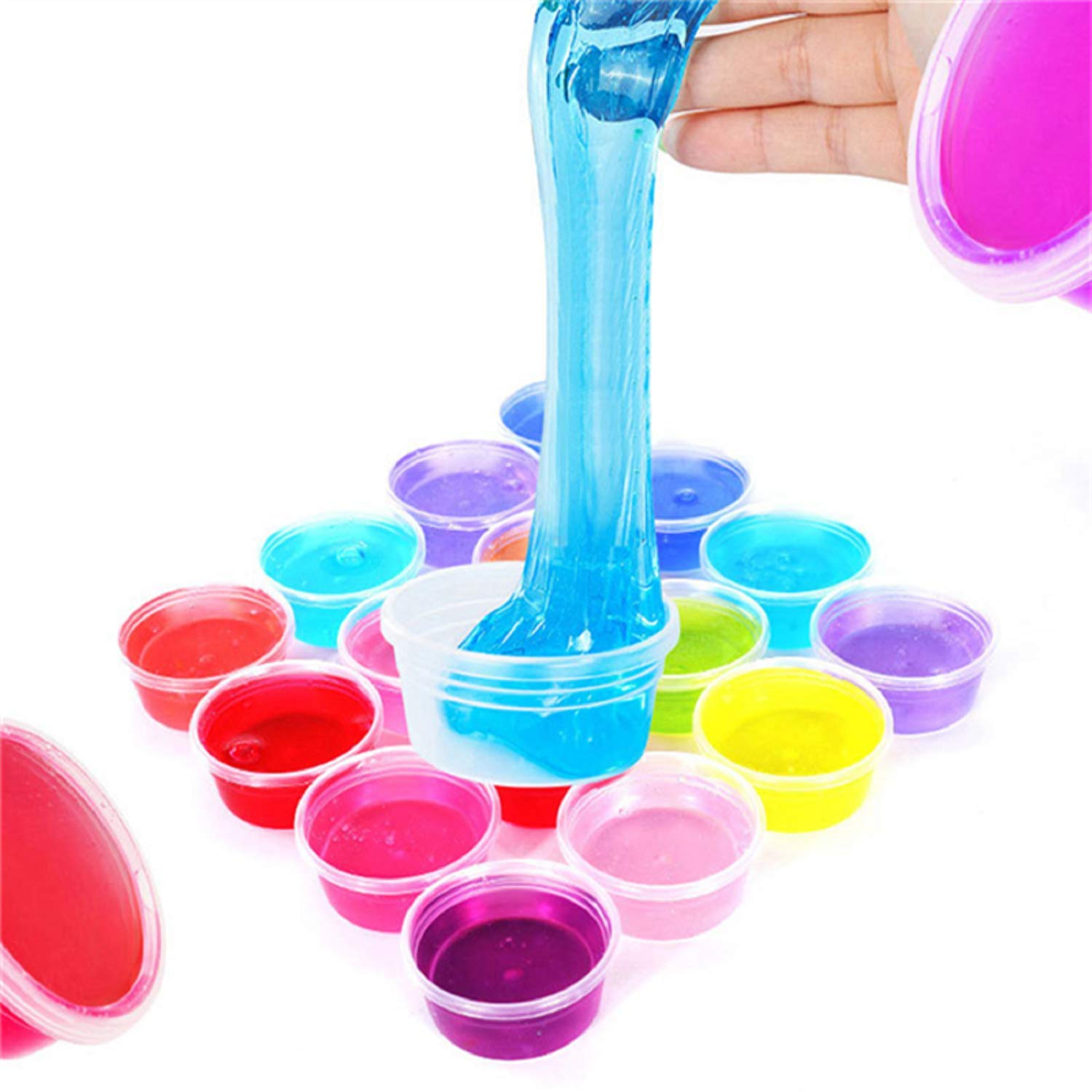 SILLYME Clay Slime Magic Mud, Multicolour, Pack of 12