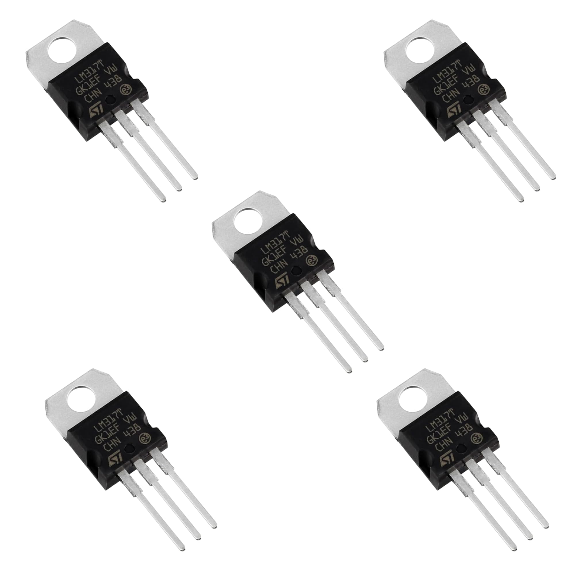 Circuit Ranger LM317 Adjustable Voltage Regulator IC | 1.25V to 37V Output | TO-220 | Power Supply for Arduno, DIY Electronics, Battery Chargers, Robotics | Pack of 5-image-24
