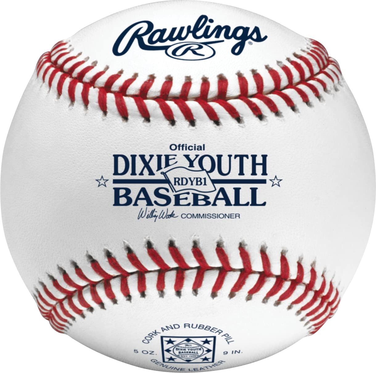 Rawlings | Dixie Youth League Baseballs | Grado de competición | RDYB1 | Juventud/14U | 12 Unidades