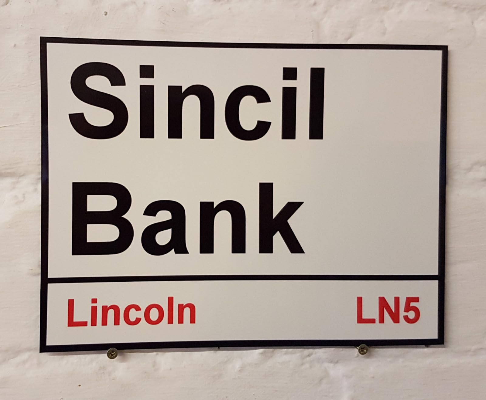Yelaceccb New Metal Street Sign Lincoln City Fc Sincil Bank Street Sign 8X12 Inches
