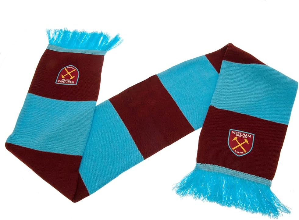 West Ham United English Premier League Bar Scarf - Authentic EPL