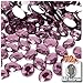 The Crafts Outlet 72pc Rhinestones Oval 13x18mm - Flatback Ruby Red