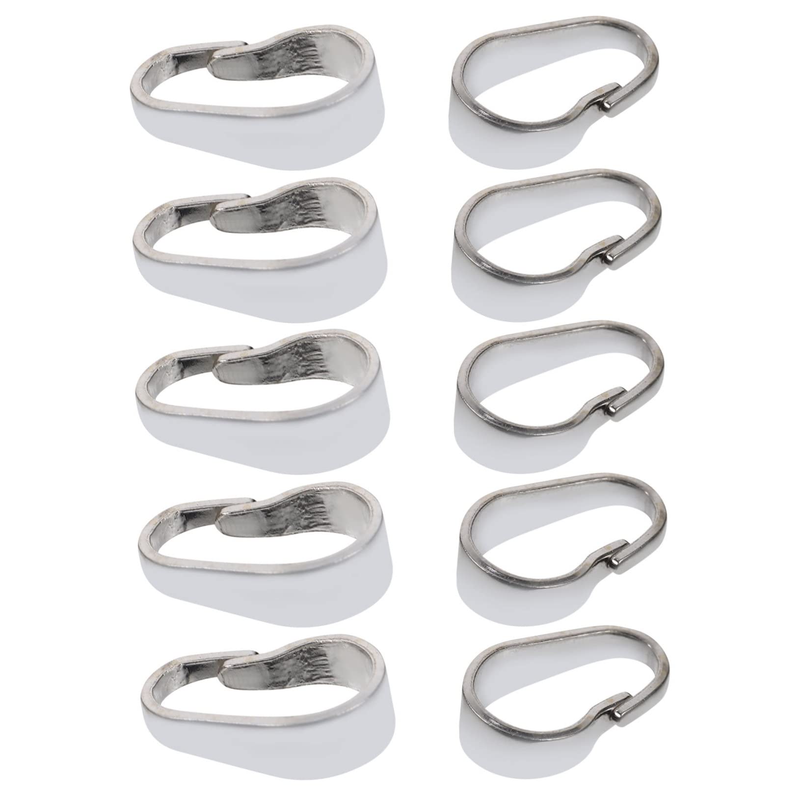 SEWACC 30stücke Schmuck Verschlüsse Silberfarbene Verbindungselemente Für Für Halsketten Armbänder Und Schlüsselanhänger Robuste Und Langlebige Designs Für Kreative