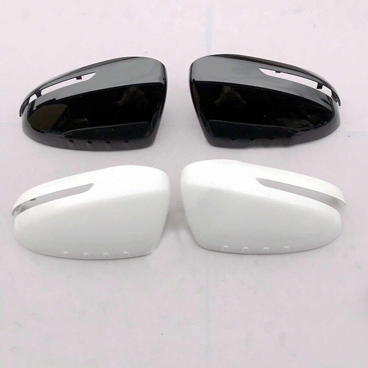 Door Rearview Mirror Cap Cover Housing Fit For Kia Optima K5 2011 2012 2013 2014 2015 (Black, Right)