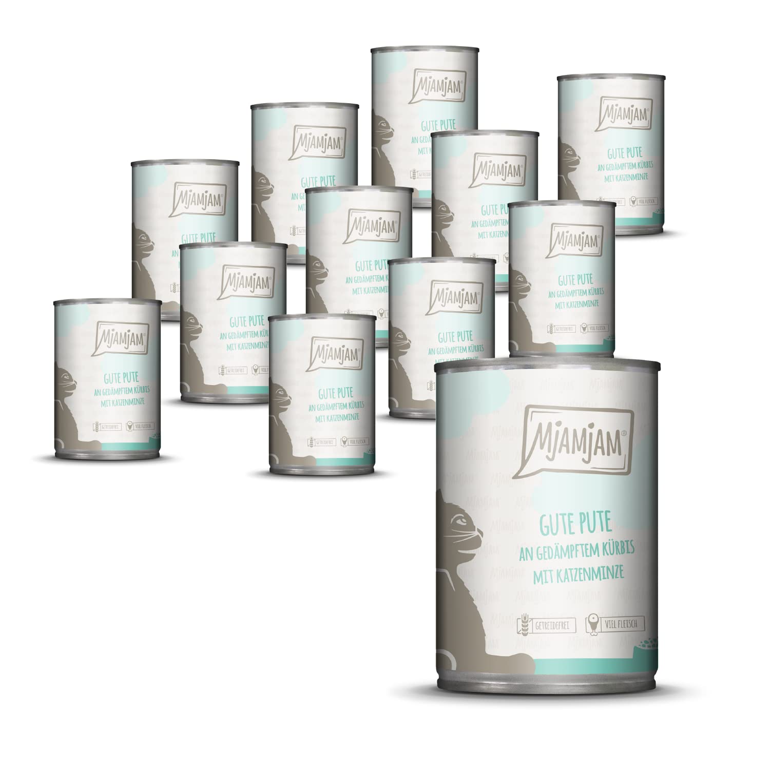 MjAMjAM - Gute Pute an gedämpftem Kürbis 12 x 400 g