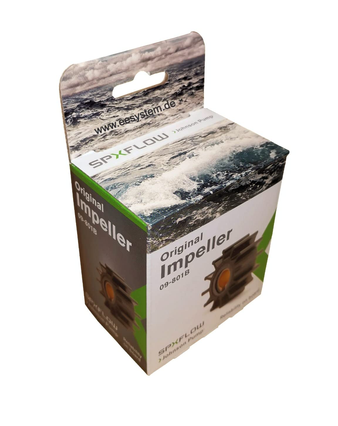 SPX FLOW 09-801B Johnson Pump Marine Original Impeller Kit Neoprene for F5 Transfer Pump, Boat Pump, Ship Pump, Heating Oil Pump, Feed Pump, Yacht Pump