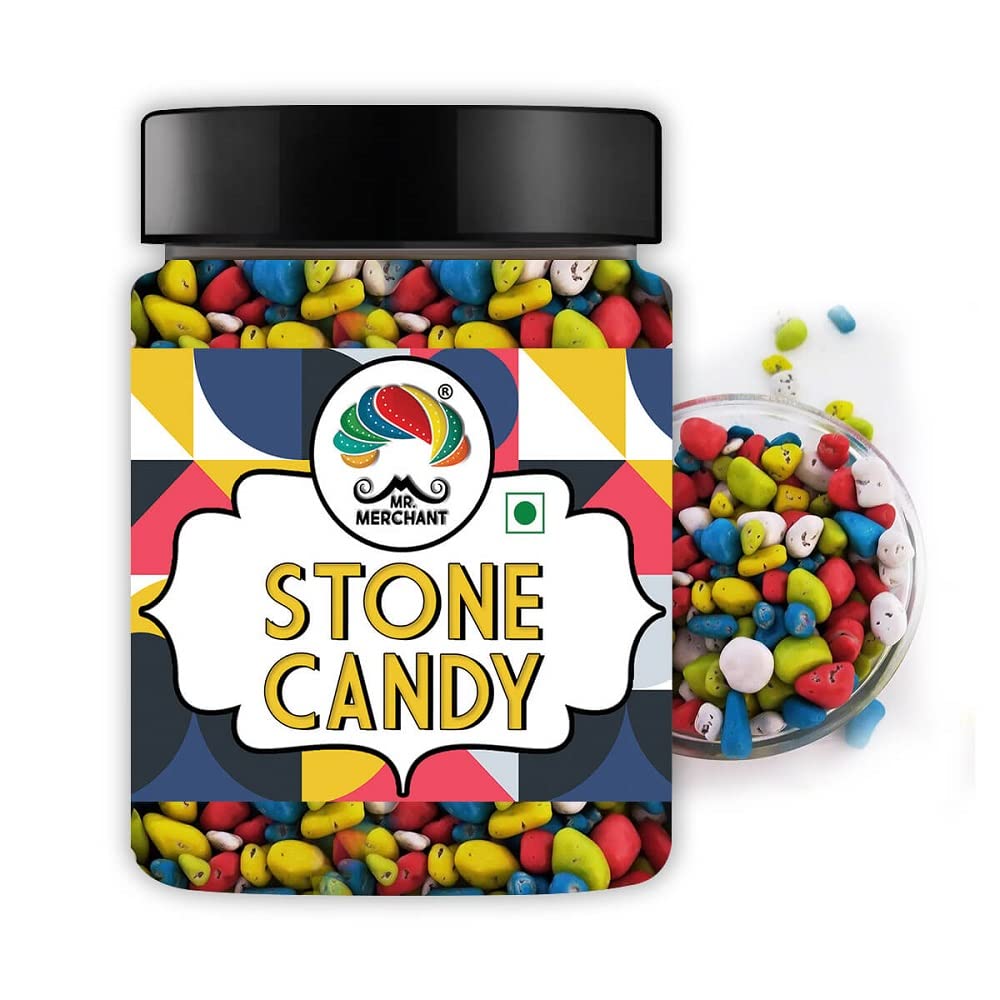 Mr. Merchant Stone Candy Chocolates For Kid And Cake Decoration, Choco Rock River Stone Candy Caramels Caramels (300 g)