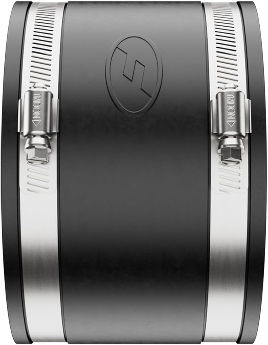 Fernco P1056-1212 Flexible PVC Pipe Coupling for Cast Iron, Plastic or Steel to Cast Iron, Plastic or Steel Plumbing Connections