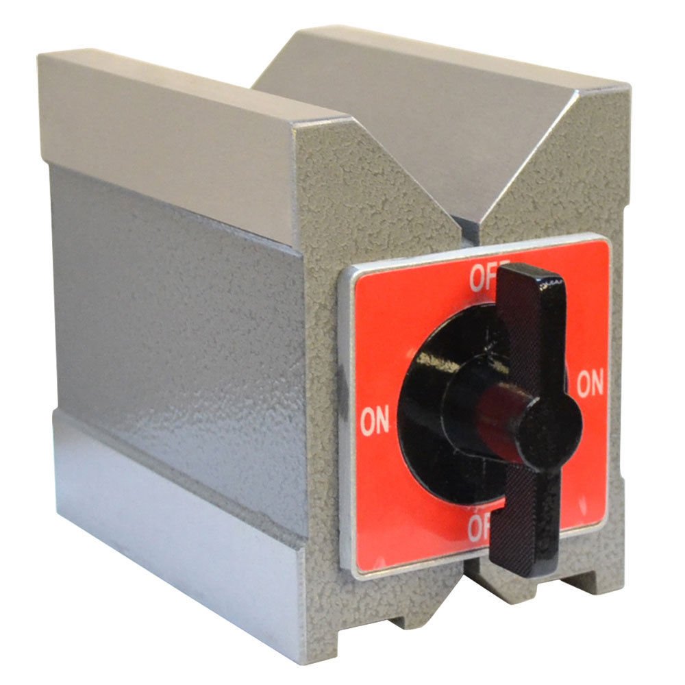 Amazon.com: 4'' x 2-3/4'' x 3-3/4'' 260 Lbs Magnetic V-Block On/Off ...