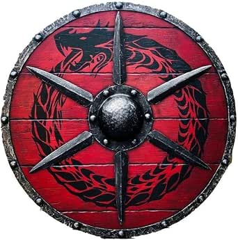 Medieval Shield Boss - 8 Inch Hand-Forged Iron Umbo For Viking Round Shields