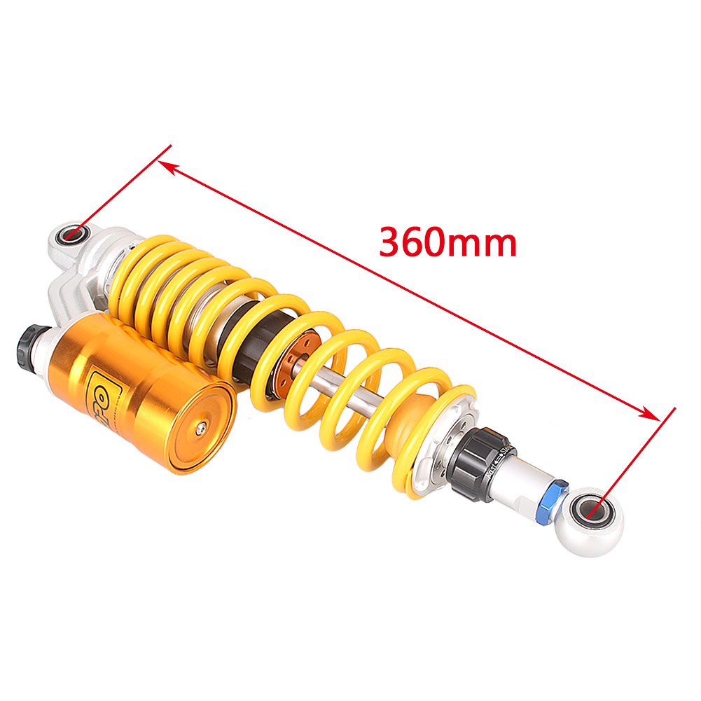 Ammortizzatori Posteriori Per Moto 2 Pezzi - Compatibili Con Yamaha XV 250-750 E Suzuki VN500/800, Lunghezza 31,5 Cm