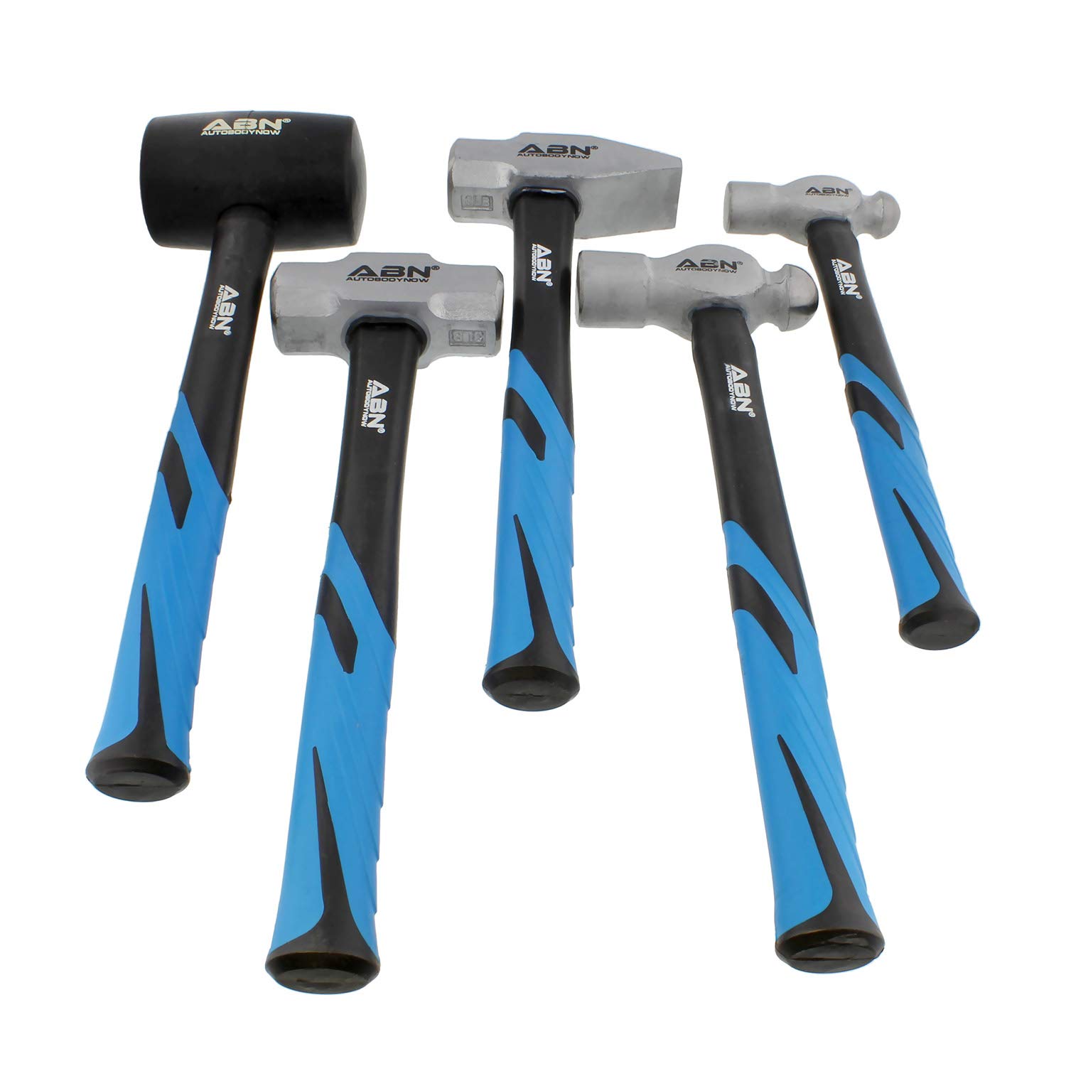 ABN 5 Piece Hammer Set Hammer Tool Set, Metal Working Tools
