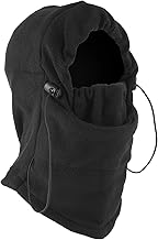 Winter Kids Balaclava Face Mask for Children Boys Girls 4-10 Years Old, Adjustable Warm Windproof Balaclava Ski Mask for Winter Fleece Hat for Outdoor Activities Skiing Motorcycle Riding Running Black