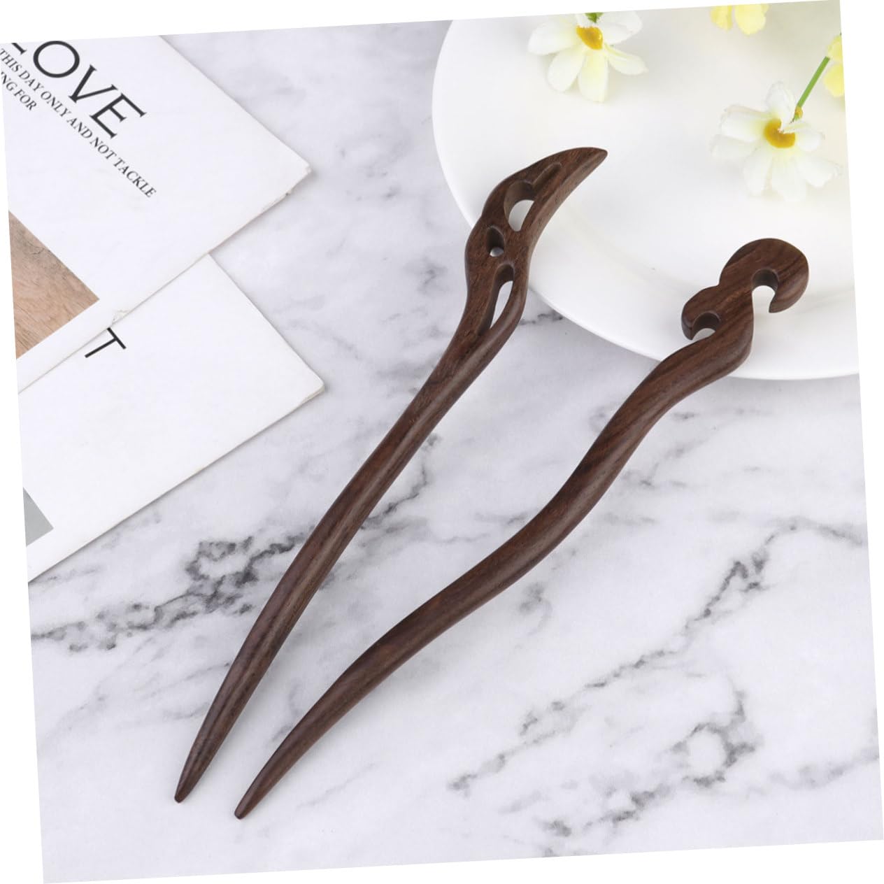 MAGICLULU 18 traditionelle chinesische haarnadel rebozos para mujer Essstäbchen aus Metall Haarklammer Haarstäbchen Haarnadeln aus Holz Kimono Brötchen Haargabel Stift Damen Haarstock