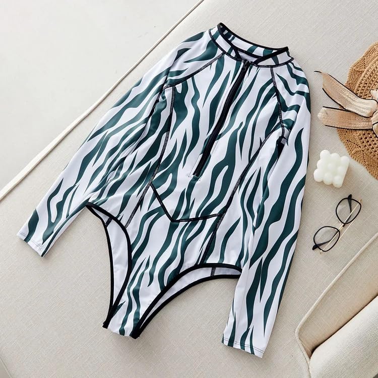 Image of AARAM Stylish Premium Women's One Piece Swimsuit with Cover Ups Wrap Skirt Sarong Retro Floral Print Monokini Tummy Control Swimwear, Printed Swimming Costume for Women Beach Wear