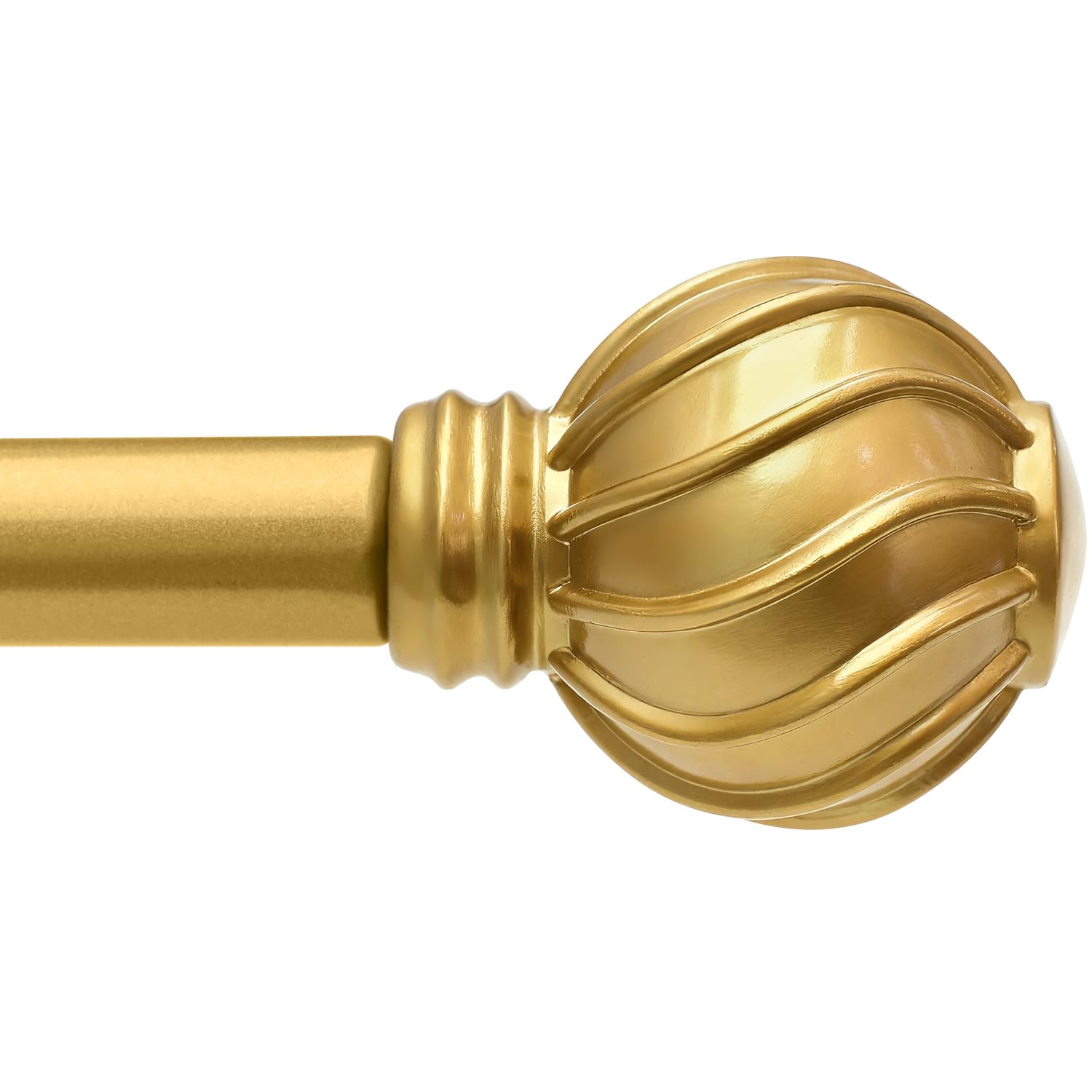 Brown Curtain Rods - Adjustable Length & Heavy Duty -15 Brown Curtain Rods - Adjustable Length & Heavy Duty -15