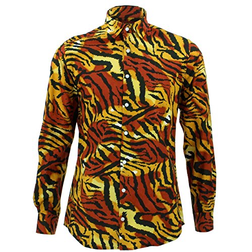 Chemise à manches longues tigre Loud Originals pour vos sorties et soirées branchées