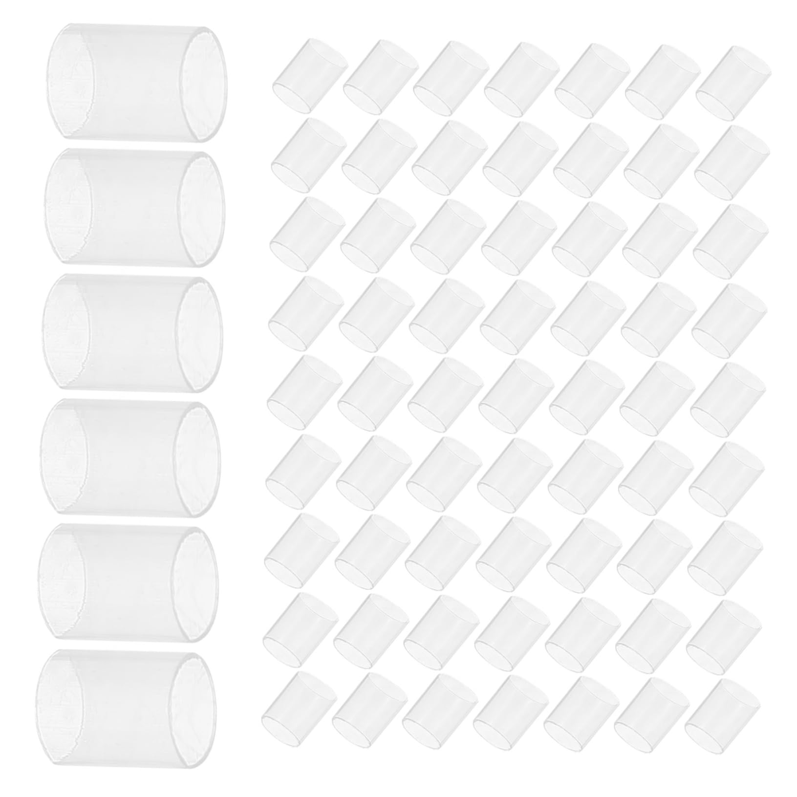 PRETYZOOM Relleno De Almohada De Tubo Transparente De PE Relleno para Almohada Decorativa Insertos De para Cojines De Oficina
