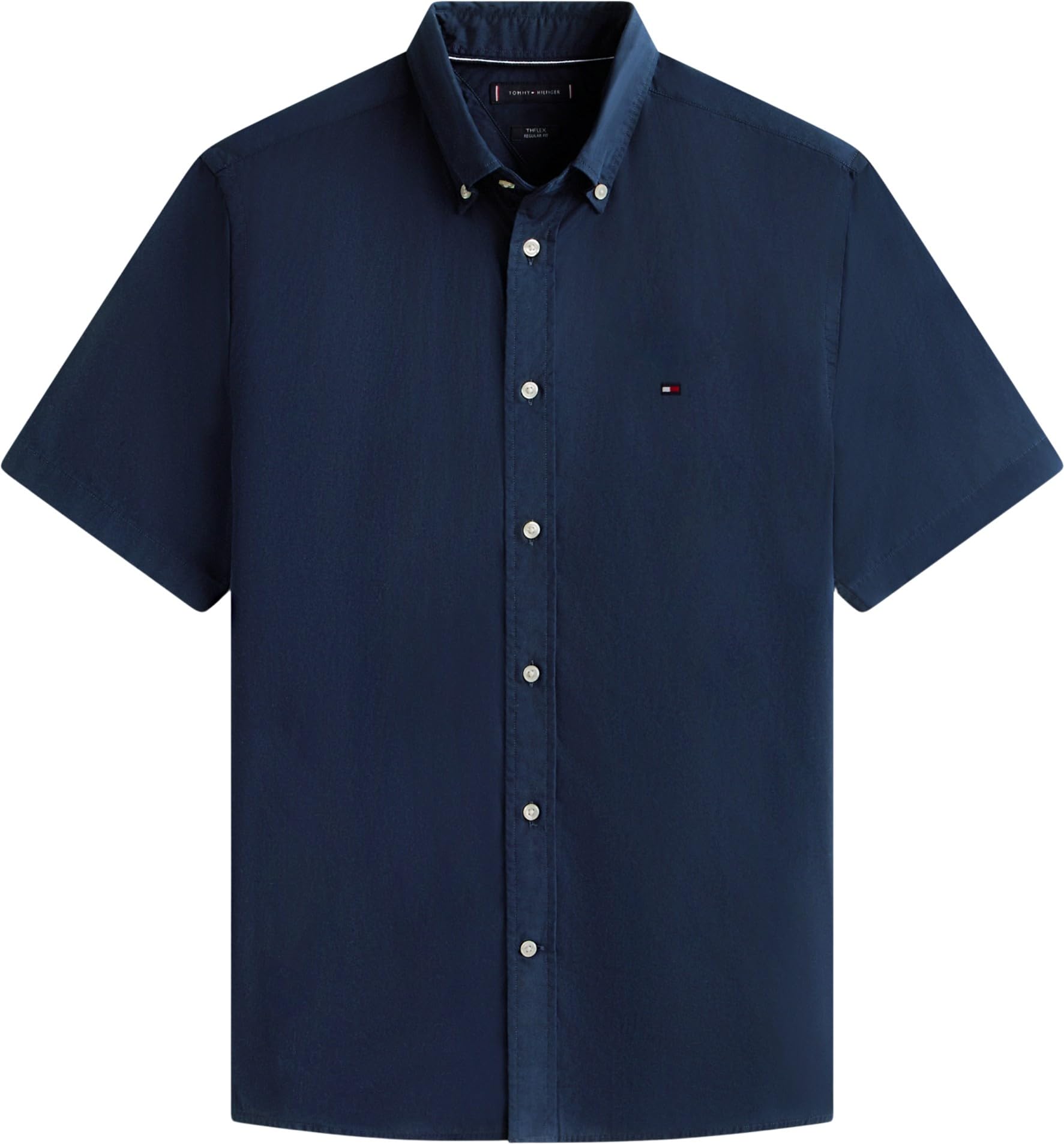 Tommy Hilfiger Herren Core Flex Poplin Solid S/S Shirt Mw0mw42248 S/S Shirt (1er Pack)