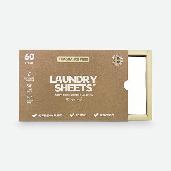 Laundry Sheets up to 120 Loads 60 Sheets the Original