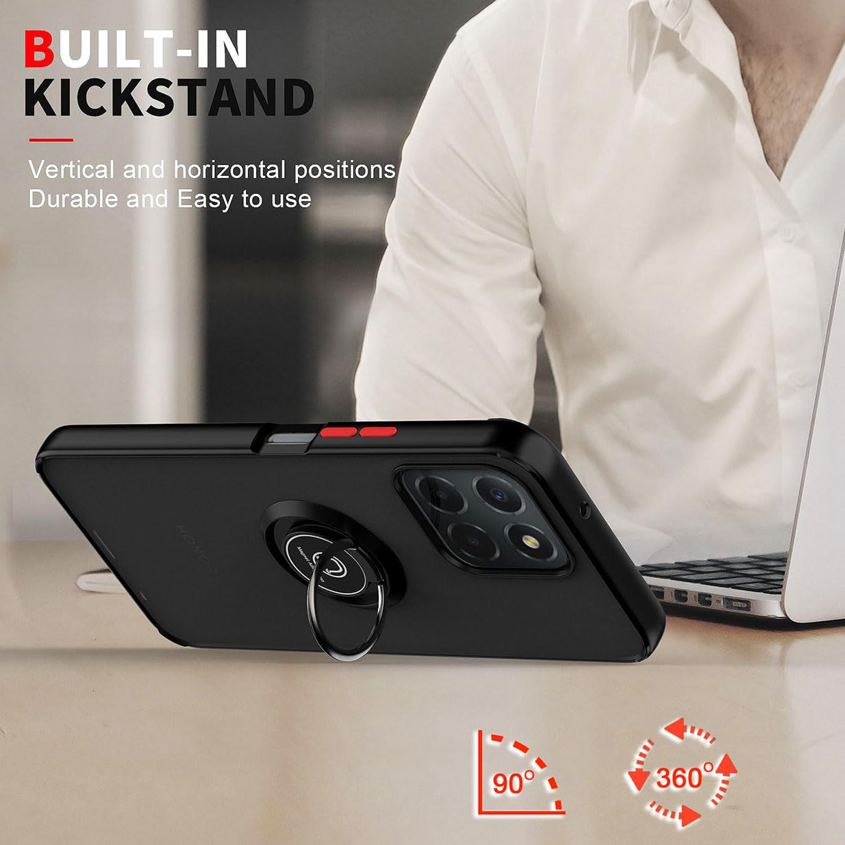 UPLAI Coque Pour Xiaomi POCO F5 Pro 5G, Très Mince Antichoc