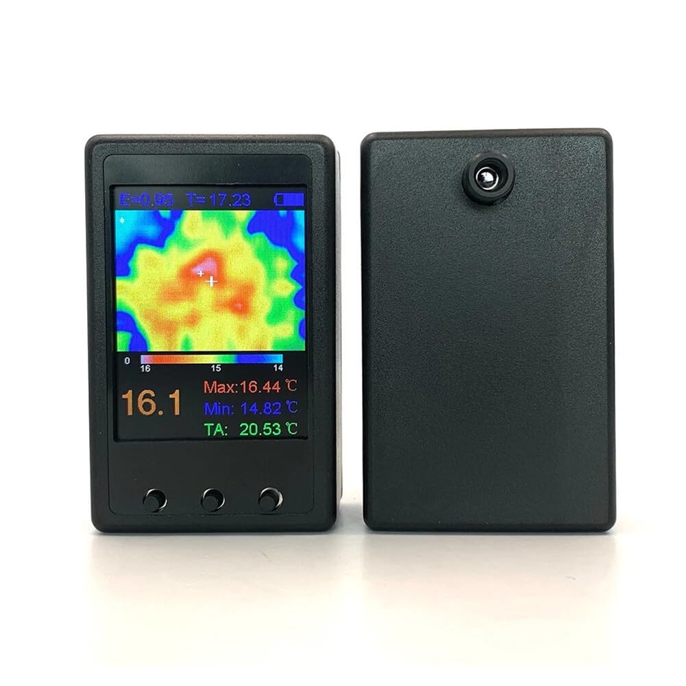 ZYWUOY Imágenes Térmicas Infrarrojas Portátiles, Detector de Temperatura LCD de 6,1 cm con Salida de Datos USB, para Análisis de Calor Eléctrico Automotriz PCB