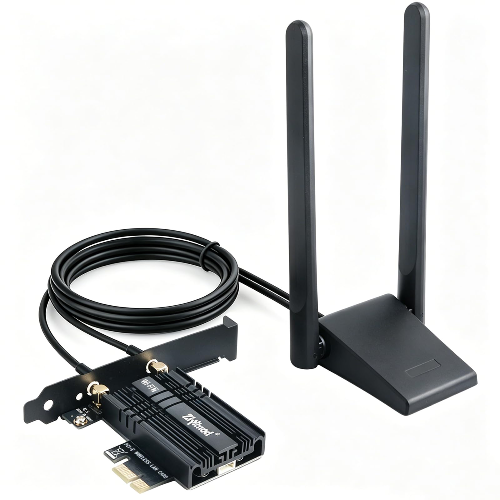 Tarjeta WiFi 7 de 6500 Mbps con Bluetooth 5.4, Tarjeta de Red PCIe, BE7925S 6 GHz/5 GHz/2,4 GHz. Tarjeta Bluetooth WiFi 7 para Ordenadores de sobremesa/PC, Solo para Windows 11 (64 bits)