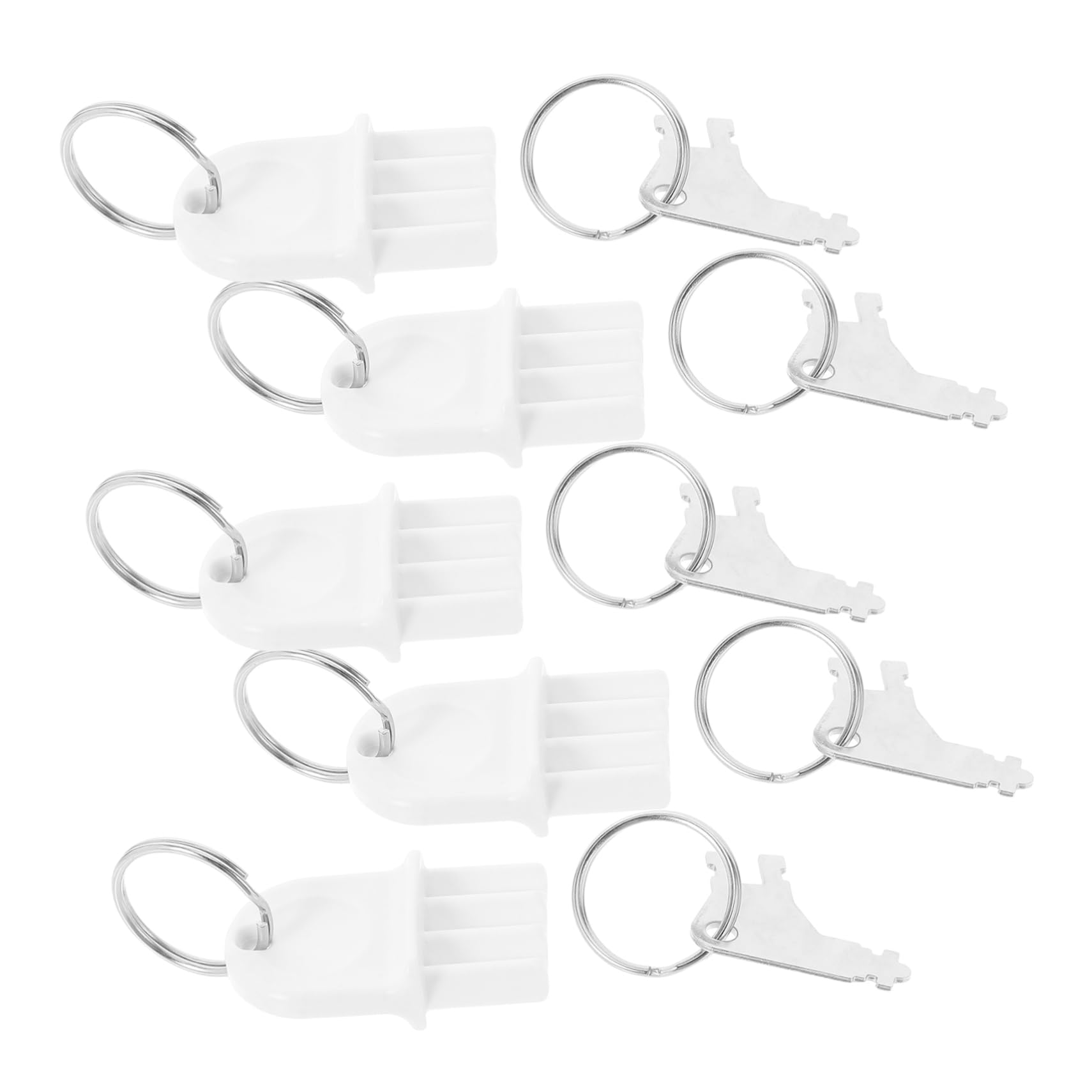 Homoyoyo 1Set Paper Towel Dispenser Key Set Keys Keys with Rings Enhances Security for Maintenance Commercial Facilities Convenient Keychain for Easy