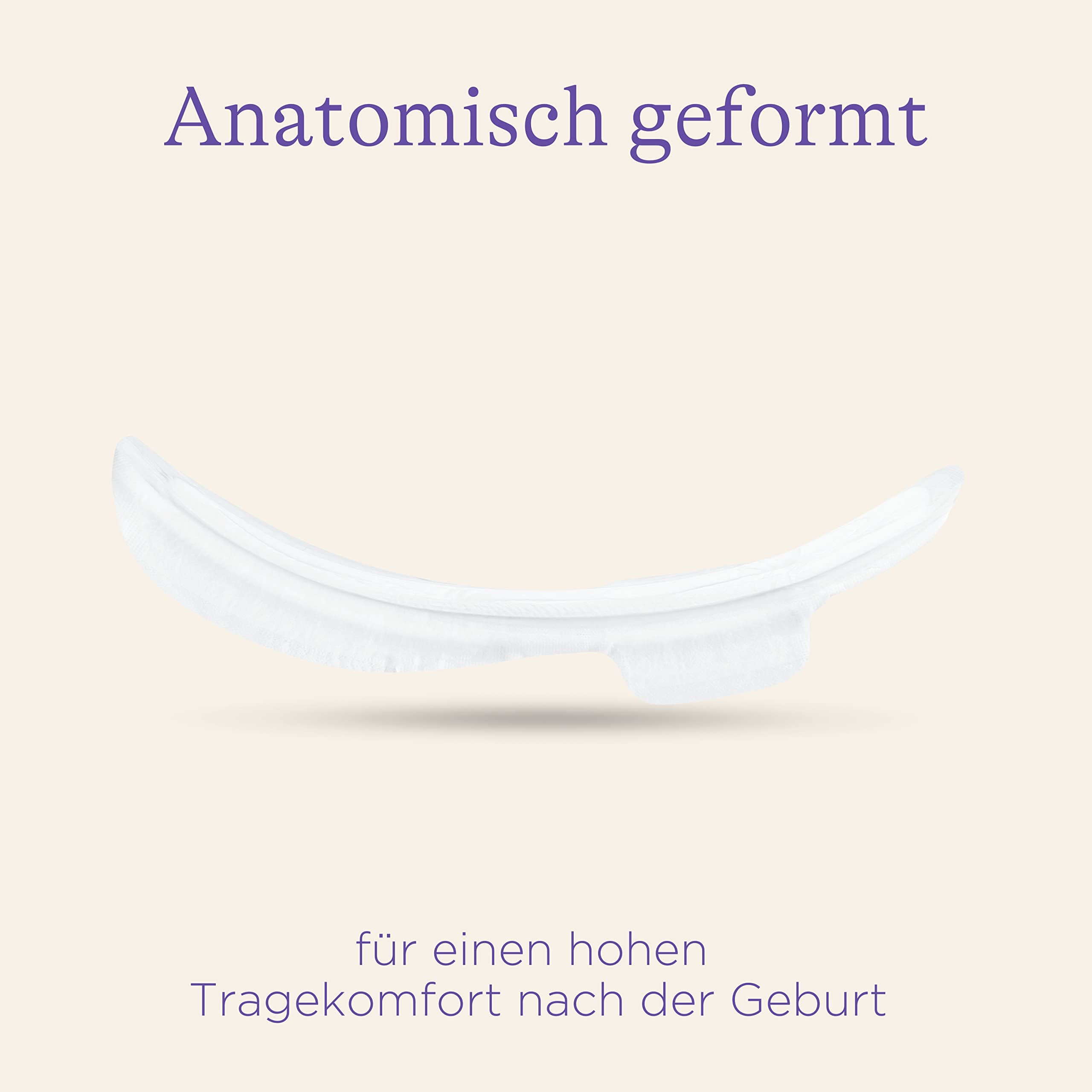 Lansinoh Wochenbett-Einlagen - 60 Stück - extra saugfähig & atmungsaktiv - Wochenbett Binden für starken Wochenfluss & die ersten Tage nach der Geburt