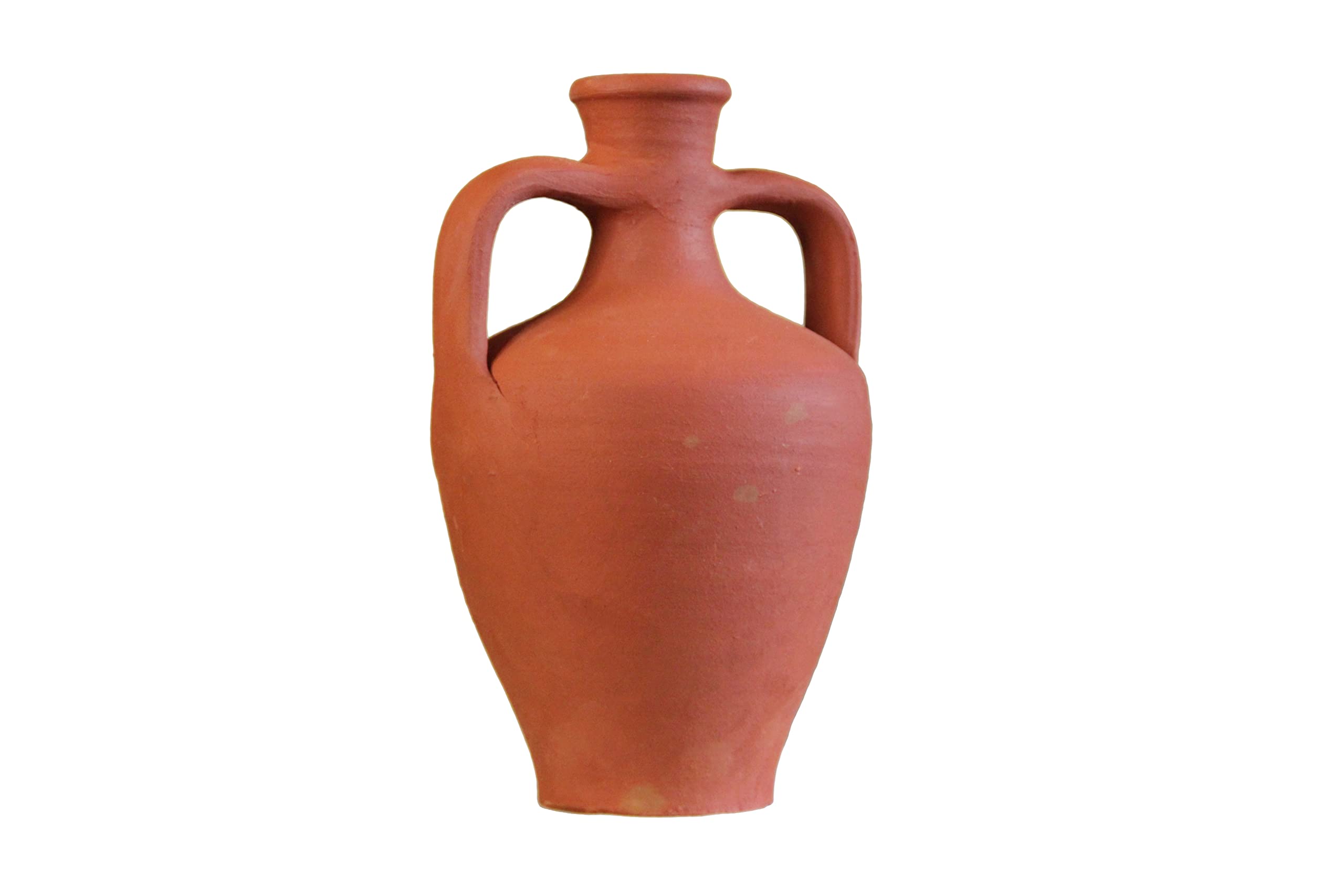 Cruche d’eau amphore à double poignée en terre cuite, pichet en argile, carafe à vin, vase de décoration intérieure, pot de poterie, cadeau de cuisine traditionnelle, adapté au bricolage!