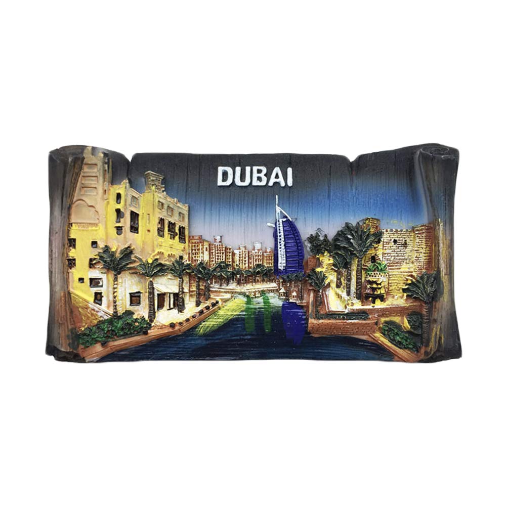 Wedarego Dubai 3D Refrigerator Magnet Tourist Souvenirs Resin Magnetic Stickers Fridge Magnet Home & Kitchen Decoration From China
