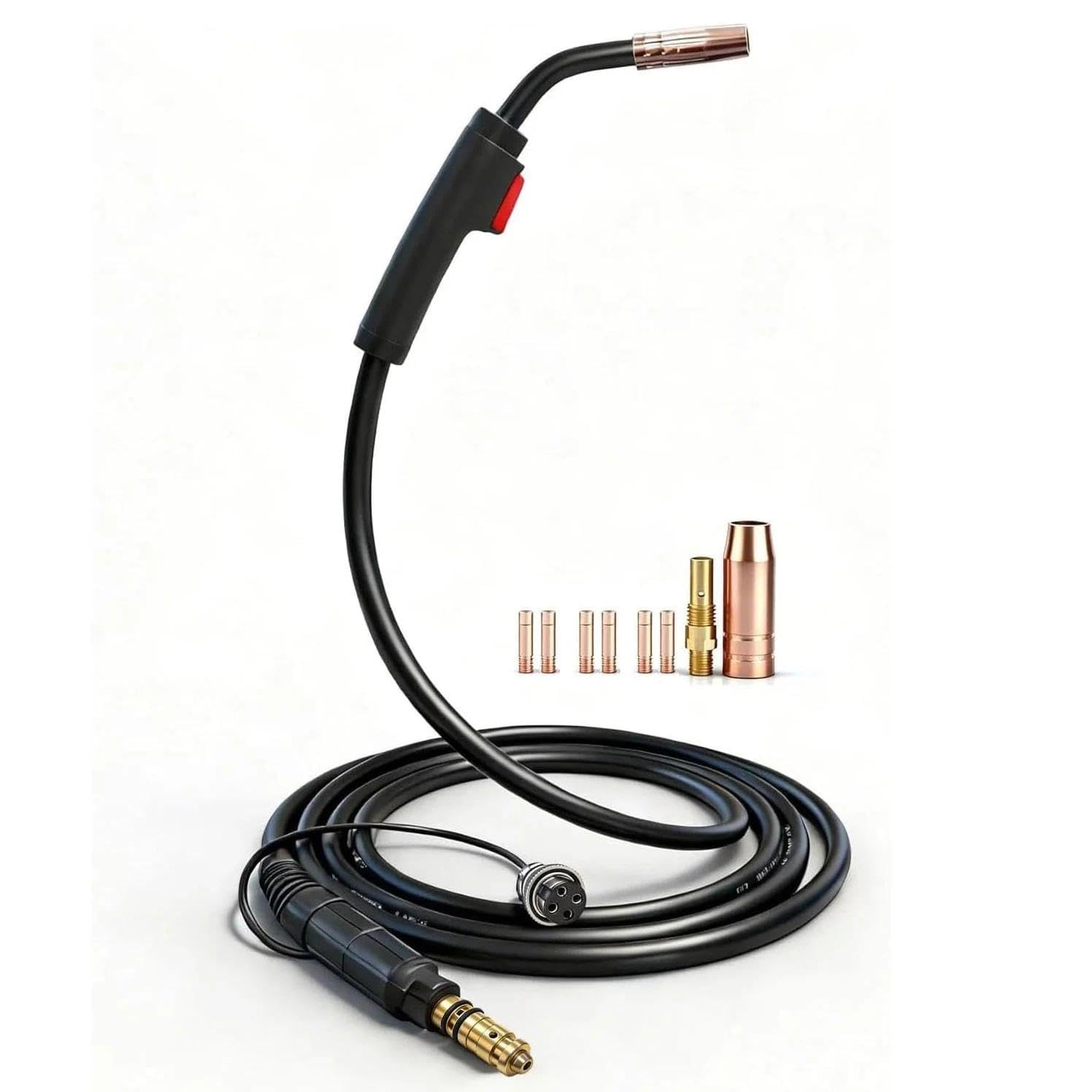 Pistola de soldadura MIG robusta con cable largo de 15 pies para Eastwood 140