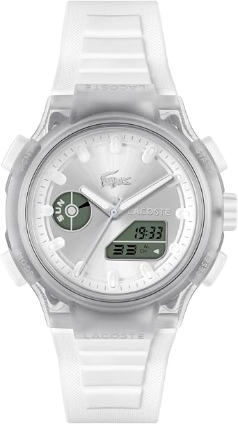 Lacoste LC33 Womens Analog-Digital Quartz Watch with Chronograph, Alarm and Calendar